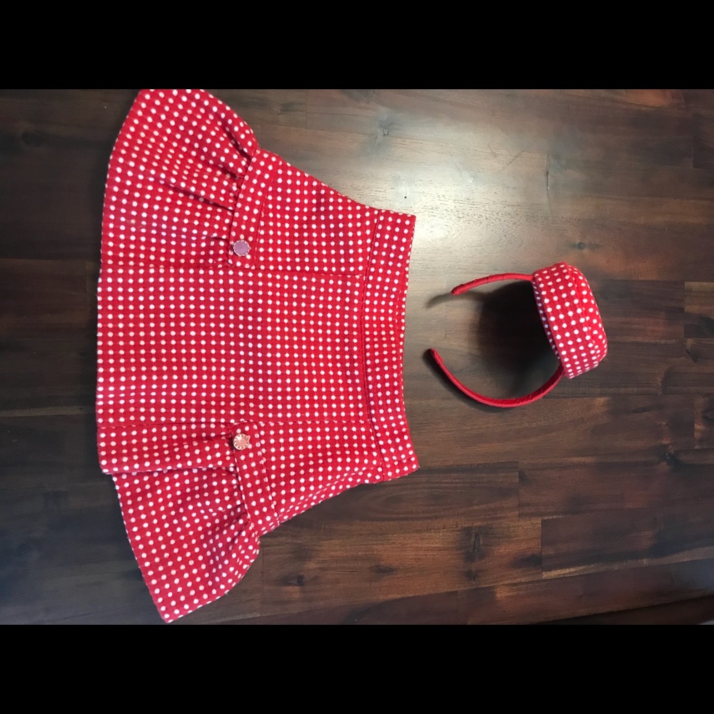 Janie and Jack skirt and matching hat